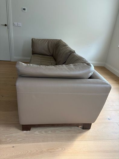 Roche Bobois Serenite Three-Four Seater Leather Sofa