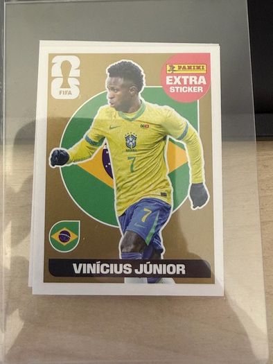Vini Jr And Valverde Gold Stickers - World Cup 2026 Panini