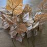 Artificial autumn leaves stems set of 5 Image 2