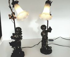 lamps of boy and girl pair