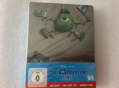 Monster University Blu Ray 3D limited Edition Steelbook