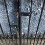 Set of wrought iron driveway gates and side gate Image 4