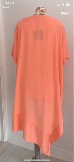 top asymmetrical tunic top free size 14/16