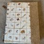 Handmade Botanical Paper Photo Album Pressed Leaf and Elephant Relief Craft Image 3