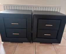 Chest of drawers and bedside lockers