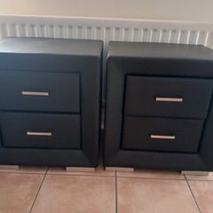 Chest of drawers and bedside lockers
