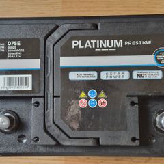 Car Battery PLATINUM Prestige 075e 60Ah