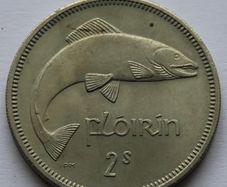 Ireland 1964 Florin UNC coin
