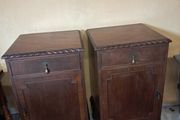 2 mahogany cabinets original key