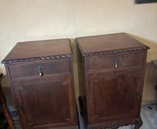 2 mahogany cabinets original key