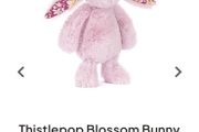 New JELLYCAT Thistlepop Blossom Bunny Bag Charm