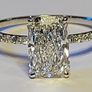 14k Gold ring with 2.09 ct Lab-Grown Diamonds, 1.89 ct main diamond cerified by IGI Laser inscripted Image 6