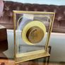 Vintage Brass German Minster Floating Clock Quartz Image 8