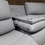 Rita Manual Corner Leather Recliner Sofa Image 6