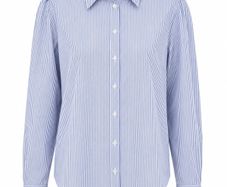 Zara Blue Striped Shirt
