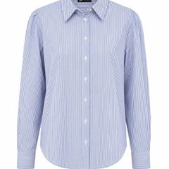 Zara Blue Striped Shirt