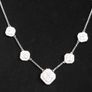 Women's Silver Corona Necklace Image 4