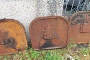 Rare Cast Iron Firebacks Fireplace Panels PDS Woodhouse Design