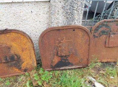 Rare Cast Iron Firebacks Fireplace Panels PDS Woodhouse Design