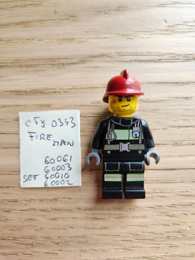 lego cry0343 fireman, set 60061, 60003, 60010, 60002