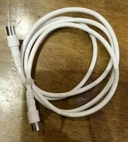 Coax cable with socket to connects your TV or set top box to an aerial outlet