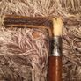 Vintage Silver  Walking Stick Image 2