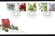 2002 Great Britain Christmas Commemorative Stamps Royal Mail Addressed First Day Cover (FDC)