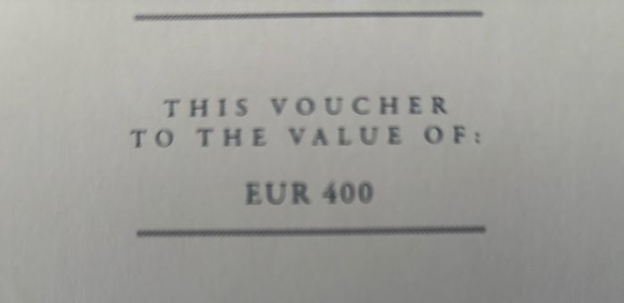 Blue Book Voucher 400