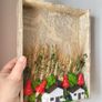 handmade frame with dry flowers! Image 5