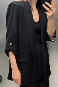 back zara blazer jacket