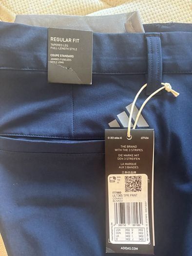Adidas golf trousers