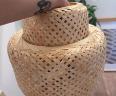 bamboo lamp shade