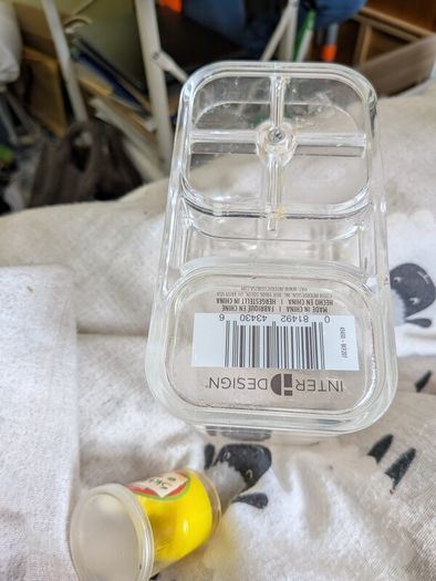 toothbrush and toothpaste holder
