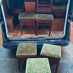 Vintage pub stools