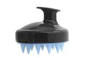 Silicone Scalp Brush Shower Shampoo Massage Comb Hair Washing Massager - BLACK