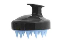Silicone Scalp Brush Shower Shampoo Massage Comb Hair Washing Massager - BLACK