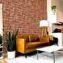 NEW SALE | Urban Red Brick Effect Wallpaper - Photographic Design - 3D Effect - Living Spaces & Feature Walls - Paste The Paper - Easy to Hang - 53 cm x 10.05 m Roll Image 5