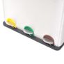Recycling Pedal Bin Garbage Trash Bin Stainless Steel 54 L Image 3