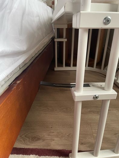 Babybay Maxi Co Sleeper - White Varnished