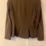 Escada Brown Peplum Zip Jacket Blazer EU 36 UK 8 Excellent Condition Image 3