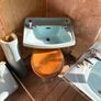 1970s Vintage Turquoise Bathroom Image 6