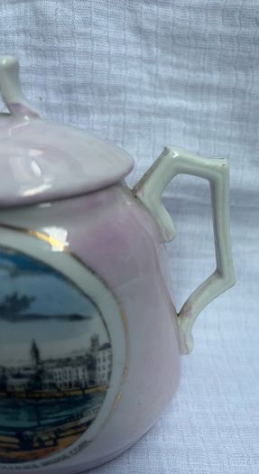 Antique. Souvenir of  Cork  ceramic teapot