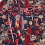 Zara Multicolor Red Navy Dark Gothic Alchemy Tarot Graphic Full Zip Bomber Jacket Size L Image 7