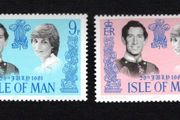 1981 Isle of Man Royal Wedding of Prince Charles and Lady Diana Spencer Commemorative Stamps Mint Never Hinged (MNH)