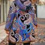 BNWT Boho Style Coat with a Hood & Soft Fur on the inside size 20 Image 3