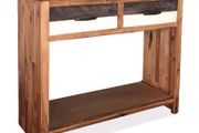 Console Table Solid Acacia Wood 86x30x75 cm