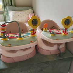 Bug 3-in-1 Floor & Booster Seat with Activity Tray - Blossom