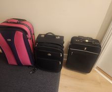 Suit cases x 3