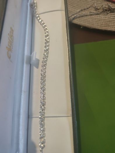 Sterling silver tennis bracelet