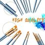 NEW SALE | 30 pcs Nylon Hair Brushes for Acrylic Oil Watercolor Painting Artist Professional Painting Kits Image 5